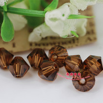 5328 5328 (5301) string of beads Diy rhombus tip bead count disc pearl Austrian crystal 220 smoke yellow 3M-8M