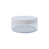 Белая рассыпчатая пудра, банка для хранения, коробка