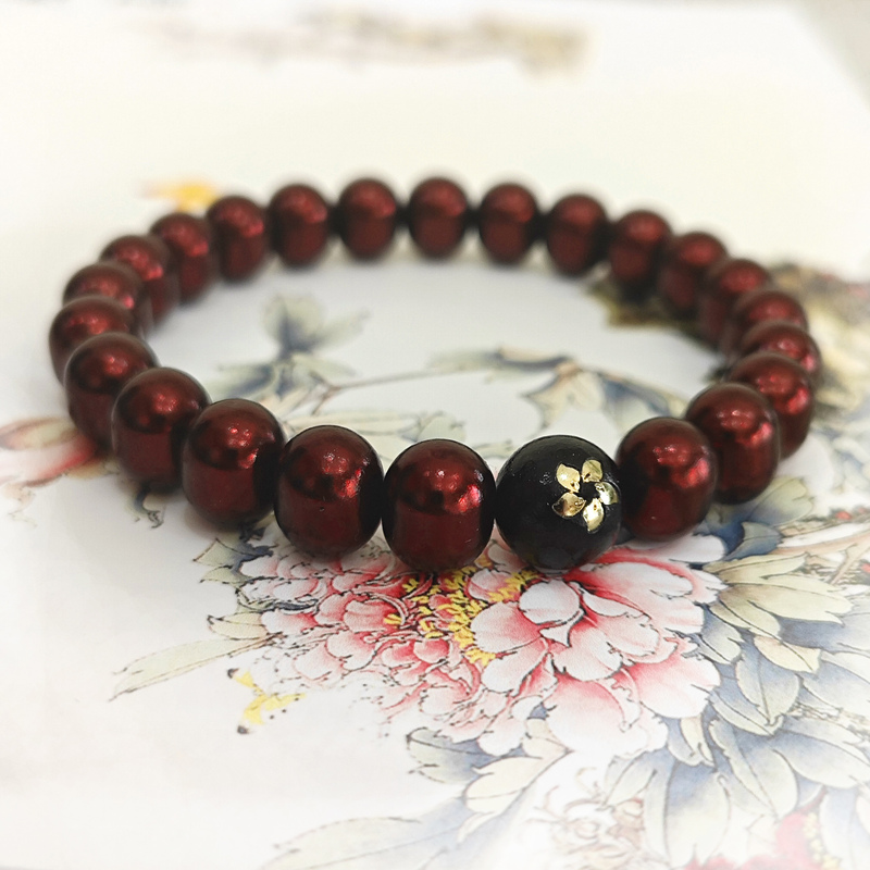 [Authentic Special Offer] New Rare Earth Strong Magnetic Moxibustion Stone Health Bracelet with Magnetic Nano Elliptical Beads