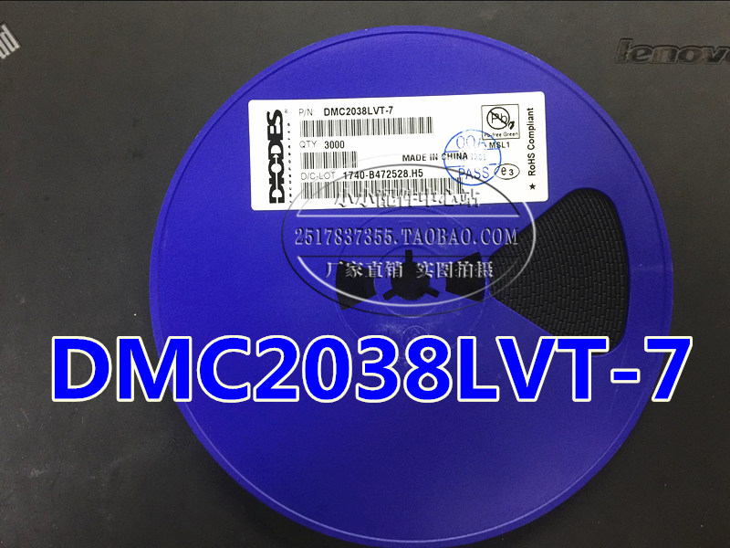 DMC2038LVT-7 printing 31C SOT23-6 SMD transistor MOS field effect transistor original chip IC