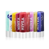Nivea, увлажняющий бальзам для губ подходит для мужчин и женщин, бесцветная восстанавливающая натуральная клубника, 2 шт
