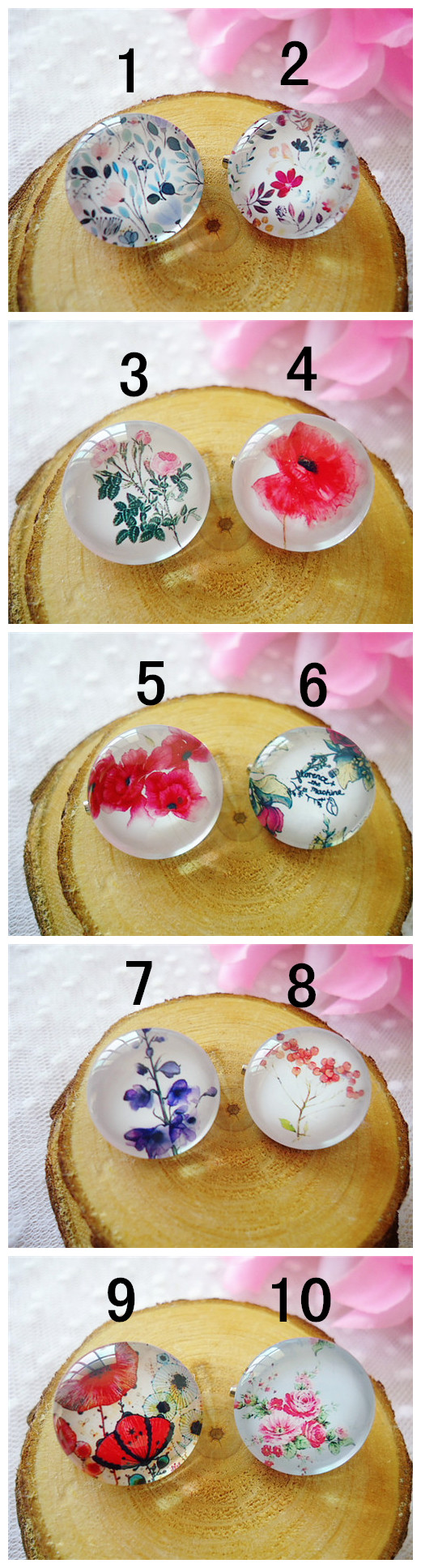 Broche Lovers en cristal artificiel - Ref 1180408 Image 3