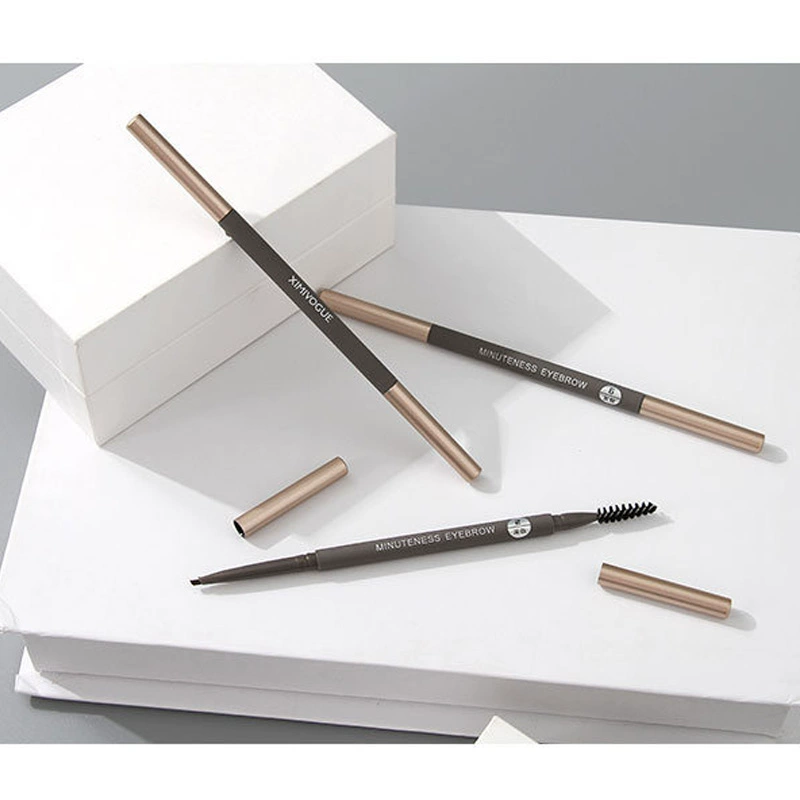 Ximei Eslite Fine Automatic Eyebrow Pencil Light Coffee Dark Brown Grey Brown Brown Không thấm nước và chống mồ hôi Bền màu tự nhiên Không đánh dấu cho người mới bắt đầu - Bút chì lông mày / Bột / Stick