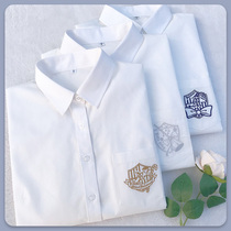 Sakura family spot original JK uniform square collar embroidered shirt (Halloween) long and short sleeves Joker Women summer and autumn