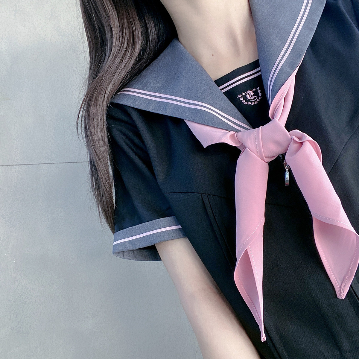 樱花家族正版原创jk制服学生jk水手服 颜颂女子 夏服短袖款女