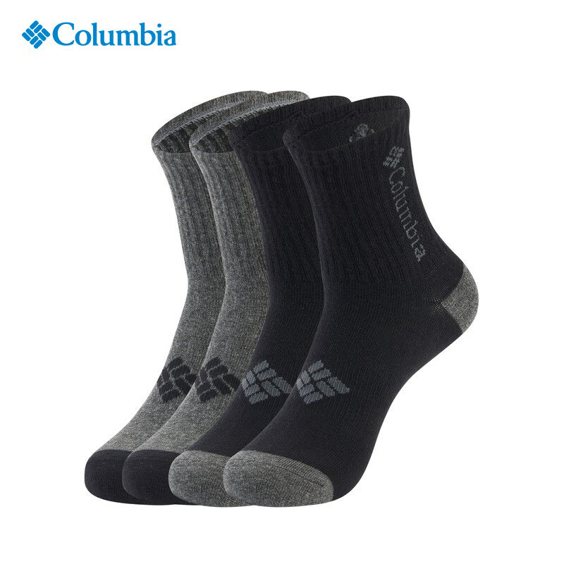Spring/Summer 26 New Collection: Columbia Outdoor Men's and women's same four pairs of short socks and mid-calf socks RCS632/RCS631