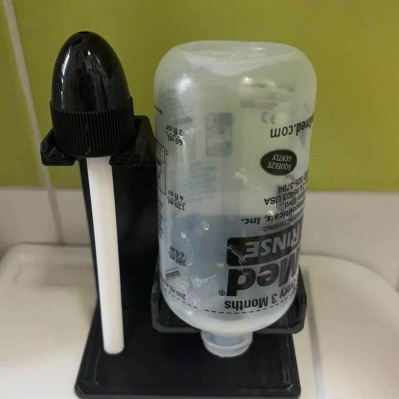 Suitable for Neilmed Sinus Rinse Nasal Rinse Bottle Drying Rack 3D Printed Countertop Storage and Drying Stand