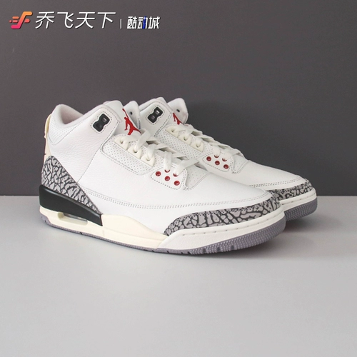 Air jordan, белые ретро баскетбольные кроссовки, с эффектом винтажной потёртости