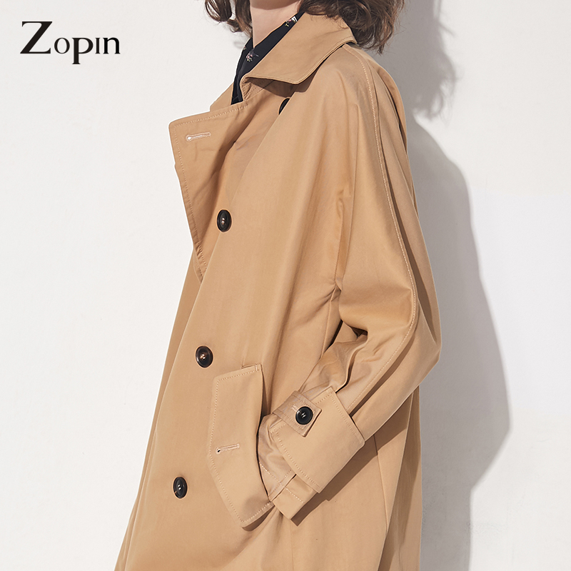 Trench pour femme ZOPIN   en Coton - Ref 3227824 Image 4