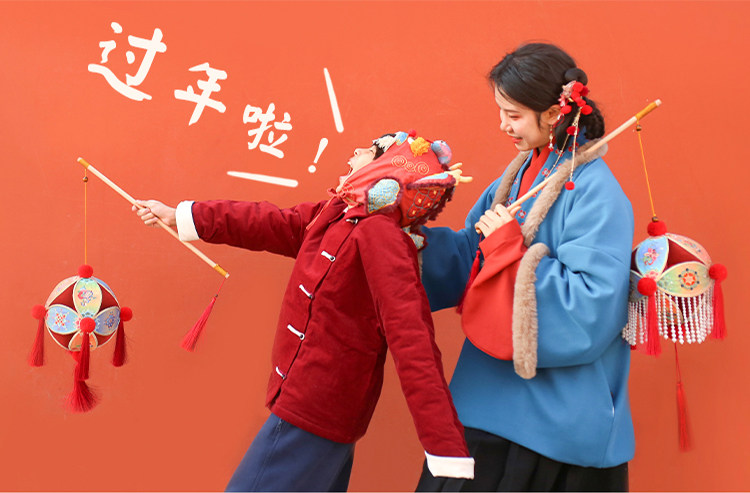 Фонарь 哈尼手工古风滚灯材料包diy国潮新中式传统绣球新年小竹编布灯笼