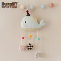 Hani handmade pregnant woman handmade newborn baby toy rotating bedbell Fabric DIY material bag rattles