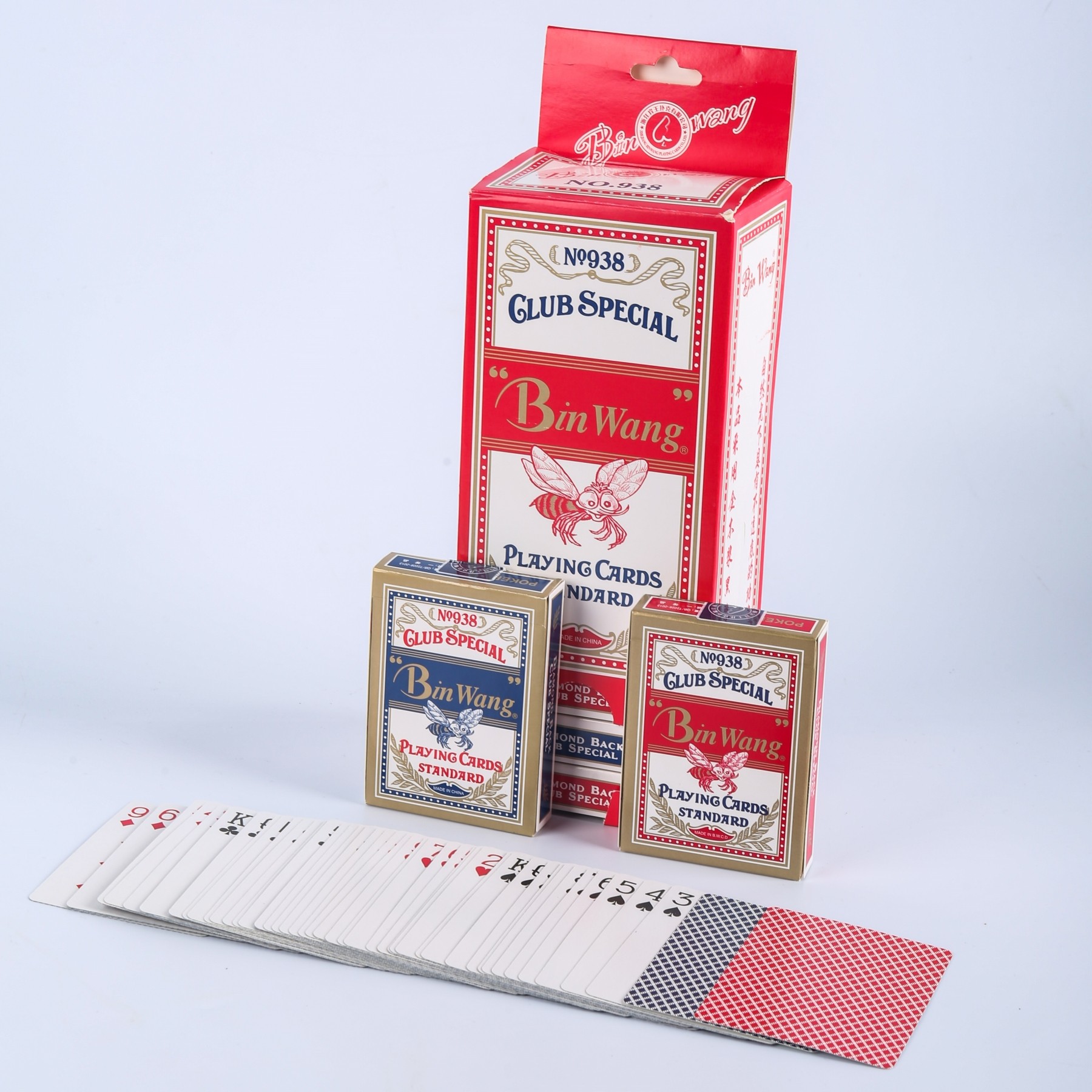 Binwang Poker, Texas Hold'em, Blue Core Cards, Little Bees, Wide Cards, Baccarat Special Cards