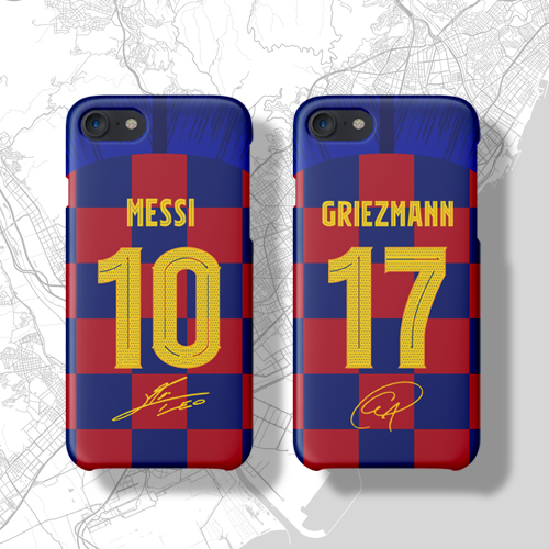 2019 Barcelona jersey iphone78XSMAX XR 6s plus phone case Messi Griezmann