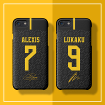 201920 Inter Milan Two Guest iphone78XSMAX XR 6s plus phone case Sanchez Lukaku