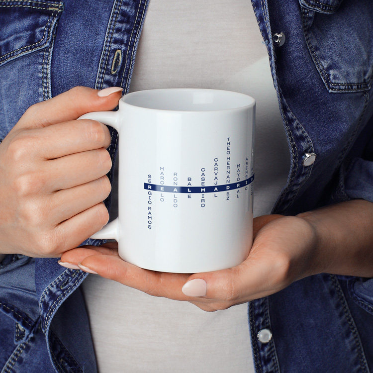 18 years Real Madrid champion player ceramic mug personality trend coffee tea cup home water cup boyfriend Ronaldo