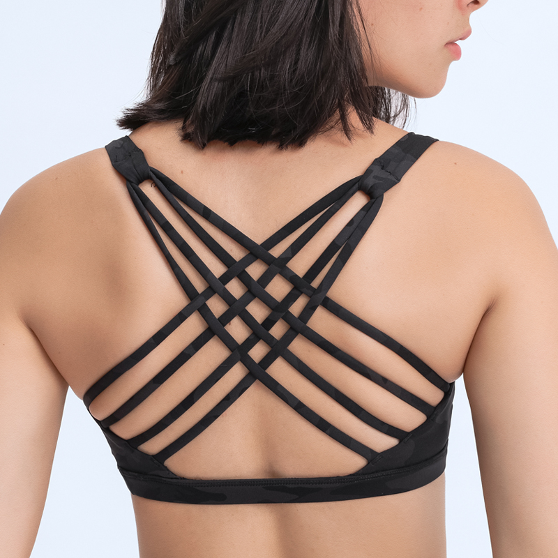 Lulu same yoga sports bra Free to Be beautiful back strap shockproof fitness bra running underwear