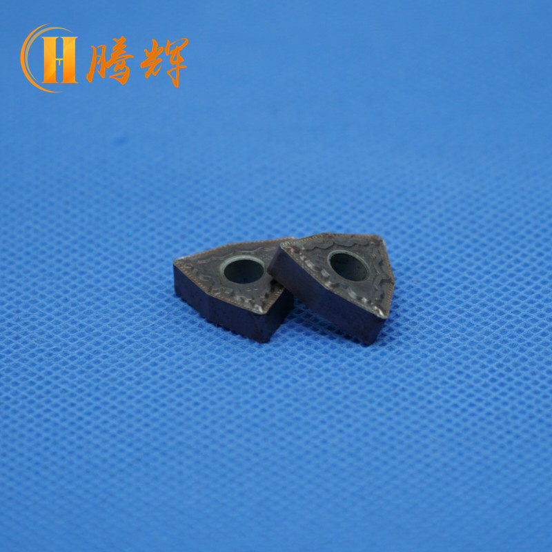 Second Hand Imported Numerical Control Blade External Round Blade Peach Shaped Blade WNMG080408 04 Stainless Steel Steel Piece