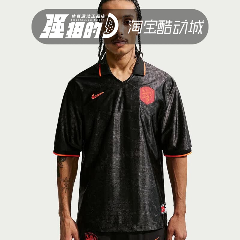 Nike Men's Dri-Fit Netherlands Team Sports and Leisure Football Short-Sleeved T-Shirt Ih1868-010