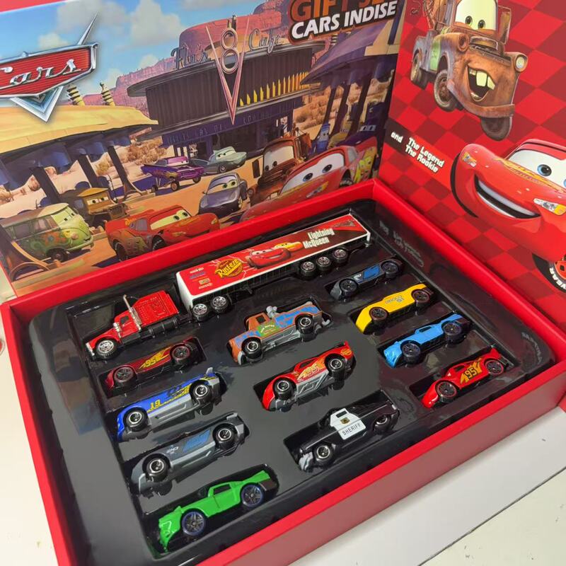 Cars Alloy Car Model Toy Gift Box Set Lightning Mcqueen Kidsren's Boy Gift Cars Alloy Car Model Toy Gift Box Set Lightning Mcqueen Kidsren's Boy Gift