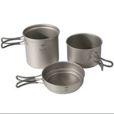 Keith Kaisi Pure Titanium Pot Ultra-Light Outdoor Picnic Picnic Picnic Granker ручка с горшкой суп