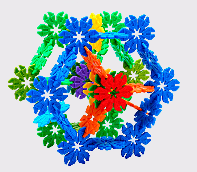 Plum Flower Block Snow Flower Puzzle Children's Intelligent Toy Kindergarten Desktop Plug Toys