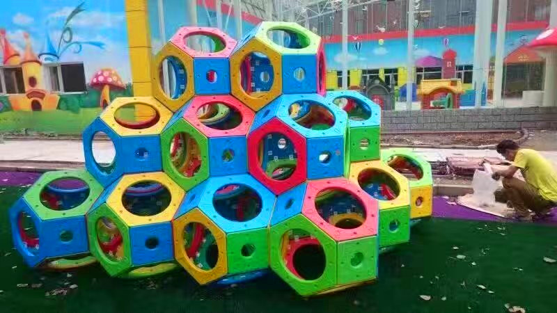 Children Orchestra Outdoor Toys Labyrinth Ball Feel Integrated Training Combined Toys Climbing Hillside Climbing Kindergarten Toys