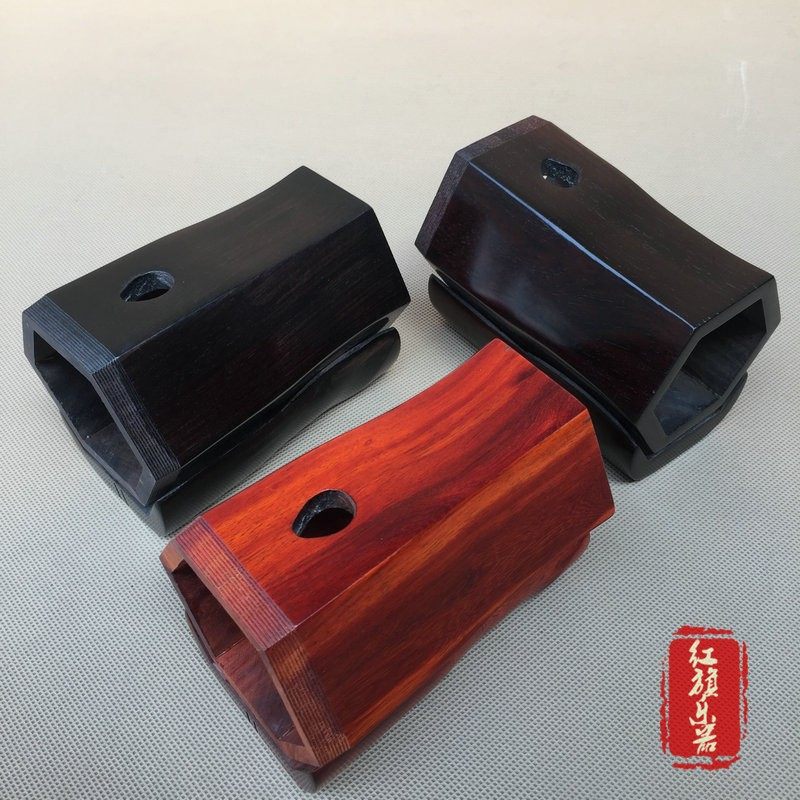 Yue Hu tube ebony rosewood old material old mahogany yue hu huang mei play high hu main hu qin tube with bottom support manufacturer direct sales