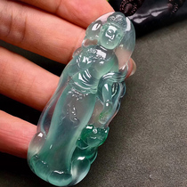 Source Yuxing natural emerald a stock of water moisturizing the rubber ice type ice overdraft green bottom Guanyin