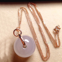 Source Yuxing natural emerald A cargo ice through fine road pass 18k gold extravagant diamond inlay