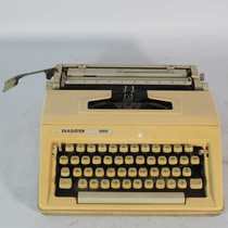Western antique 1980s American DIASISTER 2000 mechanical English typewriter function OK ornament
