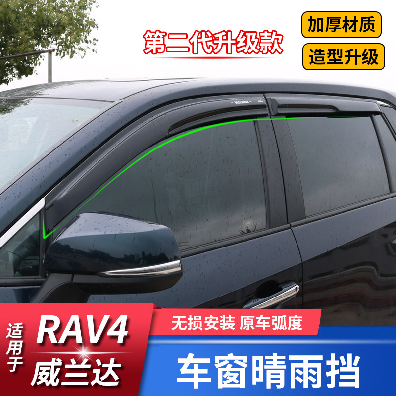 Suitable for 20-22 models ToyotaRAV4 Boom Windows Sunny and Landau Canopy rv4 Appearance Retrofitting