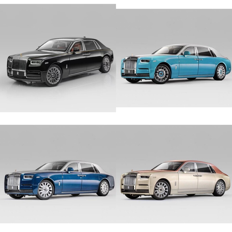 Oem 1:18 Rolls-Royce Phantom Viii Gold Label Suitcase Edition Alloy Fully Openable Car Model Oem 1:18 Rolls-Royce Phantom Viii Gold Label Suitcase Edition Alloy Fully Openable Car Model