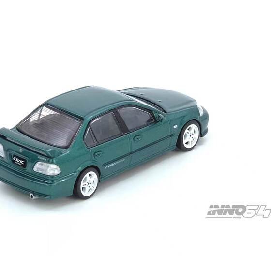 Inno 1:64 Honda Civic Honda Civic Ferio Si (Ek) Green Alloy Car Model