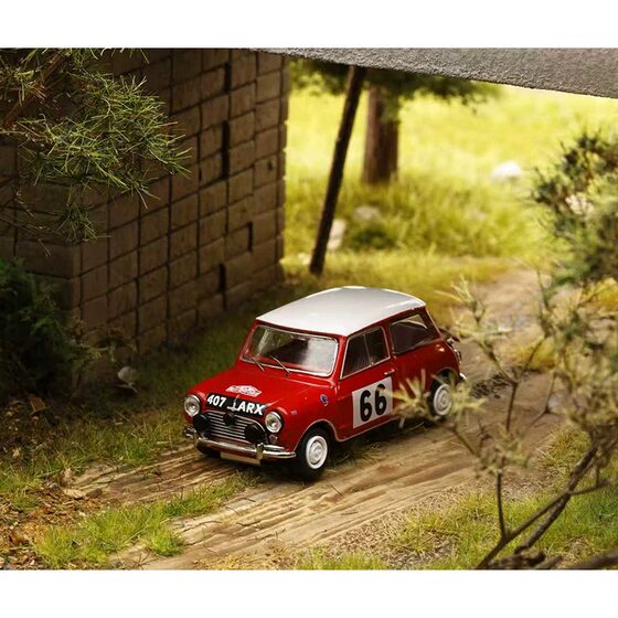 Gcd 1:64 Morris Mini Mini 66 87 Alloy Car Model Collection