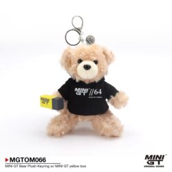 Mini Gt X Re Amemiya Bear Plush Keychain Bear Car Model Merchandise