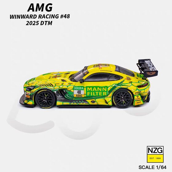 Kilo 1:64 Mercedes-Benz Amg Gt3 Pink Double Color Python Pattern Paint Alloy Car Model