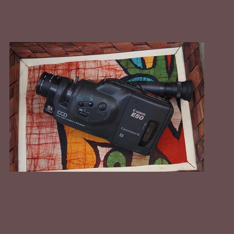 băng máy quay e-50 vhs-c Canon máy cũ ở Nhật Bản - Máy quay video kỹ thuật số máy quay video cầm tay
