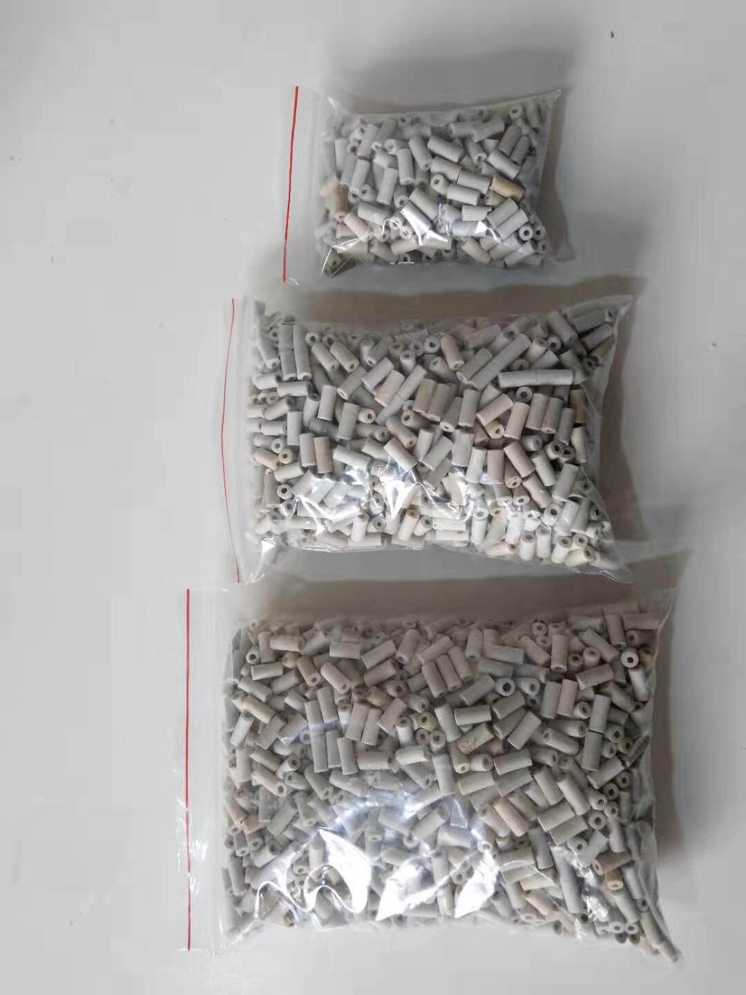 Threading high temperature resistant insulating ceramic beads wearing electric wire porcelain bead inner diameter 2mm outer diameter 4mm length 10mm-Taobao