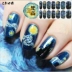 QJ Van Goghs Starry New Nail Ba Lan Trang điểm Full Sticker Hoa 14 Sticker Với Long lanh - Sơn móng tay / Móng tay và móng chân màu sơn chân đẹp Sơn móng tay / Móng tay và móng chân