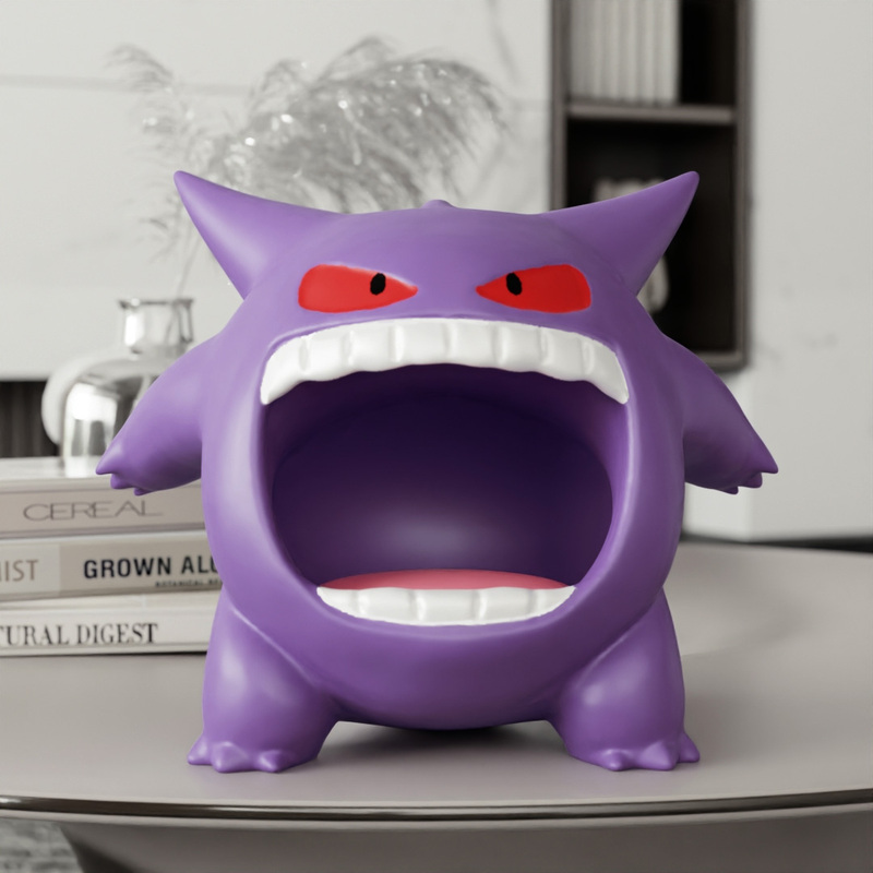 Gengar Pokemon Snack Rack Storage Rack Ornament Living Room Bedroom Home Decoration Housewarming Gift for Friends