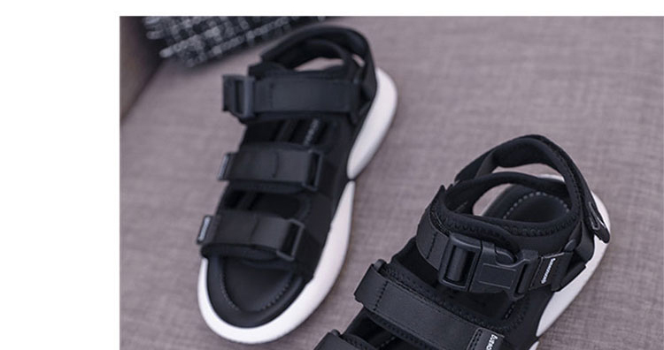 Giày nữ dép thể thao Giày đế xuồng nữ mùa hè 2019 đế mềm, đế mềm thoáng khí Velcro và dép nữ - Giày thể thao / sandles xăng đan cao gót