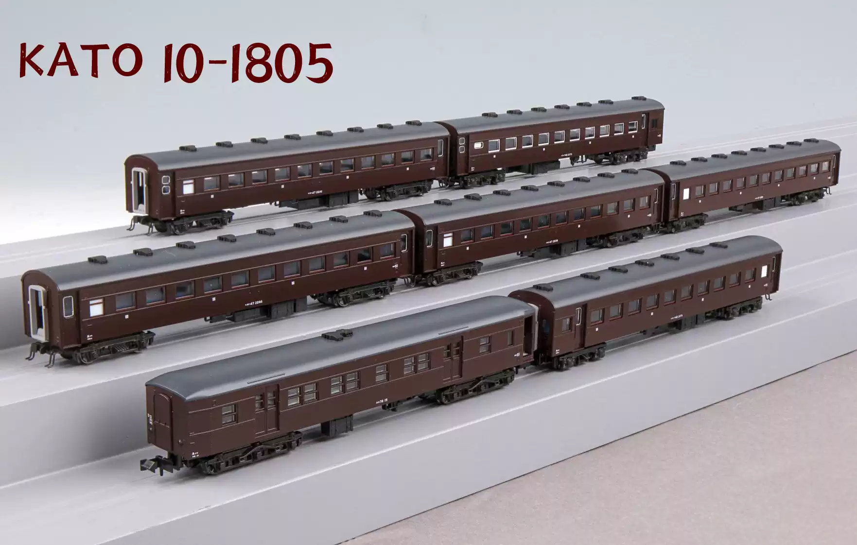 現貨/N]KATO 10-1805 日本國鐵43系舊型客車高崎運轉所7節