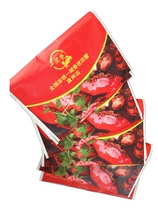 Advertising money clip paper towel set as hand parchment paper pocketbook 2 layers of print LOGO promotion mini soft bag custom drawing paper