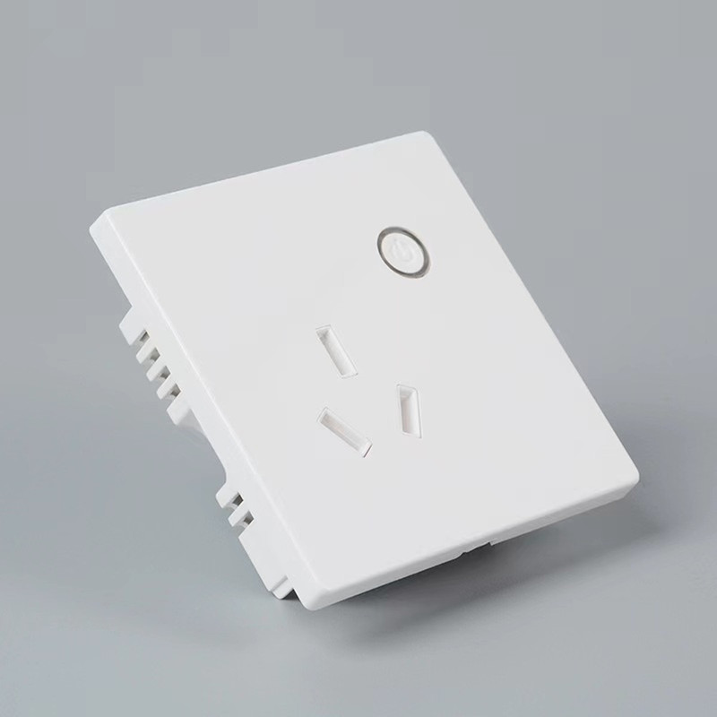 Type 86 Smart Socket 16A Air Curtain Machine Control for Turning on Power When Opening Door and Turning Off Power When Closing Door, Wireless Door Sensor Control Air Curtain Machine