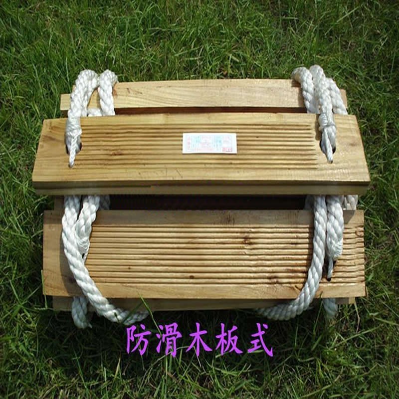 Huahua 25 meters wooden board rope soft ladder rope ladder climbing pull 30 meters dormitory escape ladder nylon durable safety
