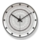 【Ultra-Silent-Blue Clock Clock】 6409-B Черная коробка