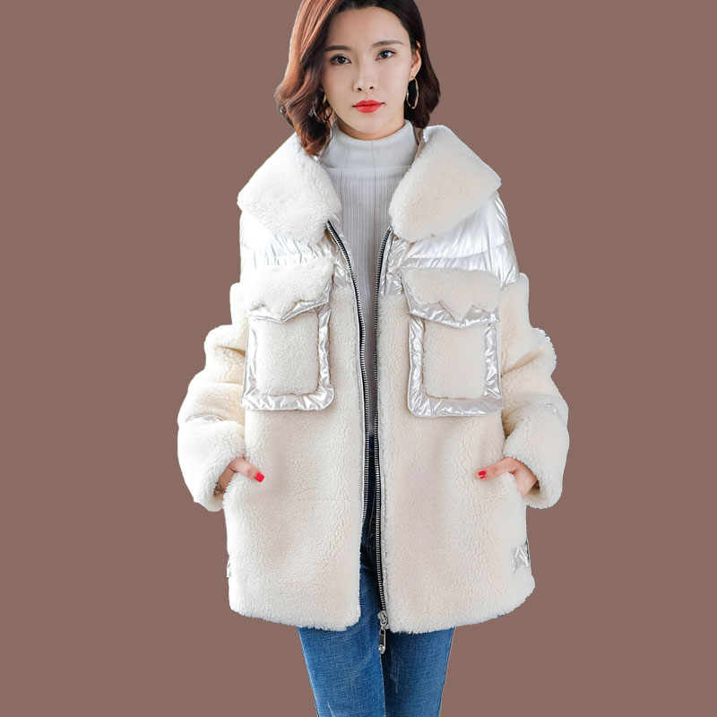 Hengyuanxiang khâu len hạt dệt kim mùa thu / đông 2019 mới rời Hàn Quốc phiên bản phụ nữ cardigan của thủy triều áo khoác