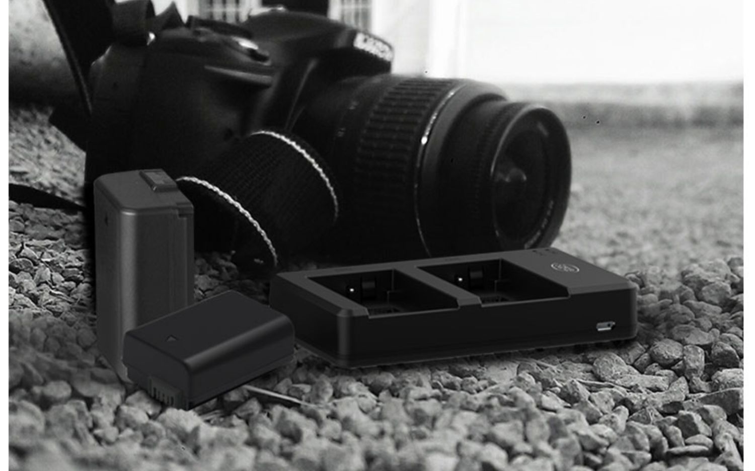 Si Dande pin camera phụ trách Gói đôi cho SONY NP-FW50 Sony Micro a5100 đơn a7 / s / r / m2 A6000 a6300 a33 a44 nex-5t Máy ảnh số - Phụ kiện máy ảnh kỹ thuật số túi máy ảnh mirrorless