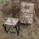 New Outdoor Stool Backpack, Tactical Backpack with Built-In Chair, Backpack Combination, Hiking Mountain Fishing Men's Travel Bag