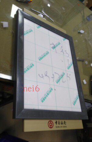 Factory direct sales: Bank of China ultra-thin magnetic suction double-sided light box complete with BOC logo light box 